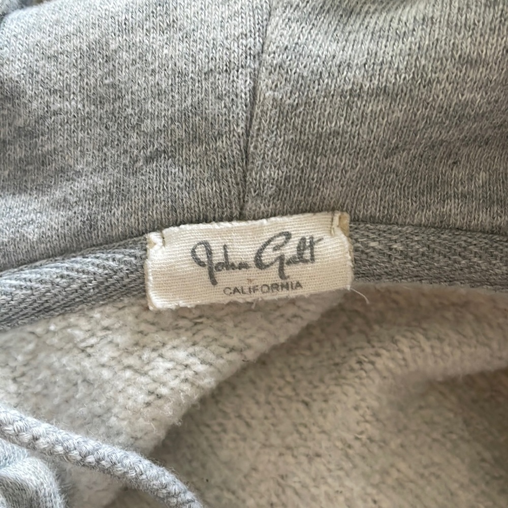 Brandy Melville/John Galt Cropped Zip Up Jacket Grey